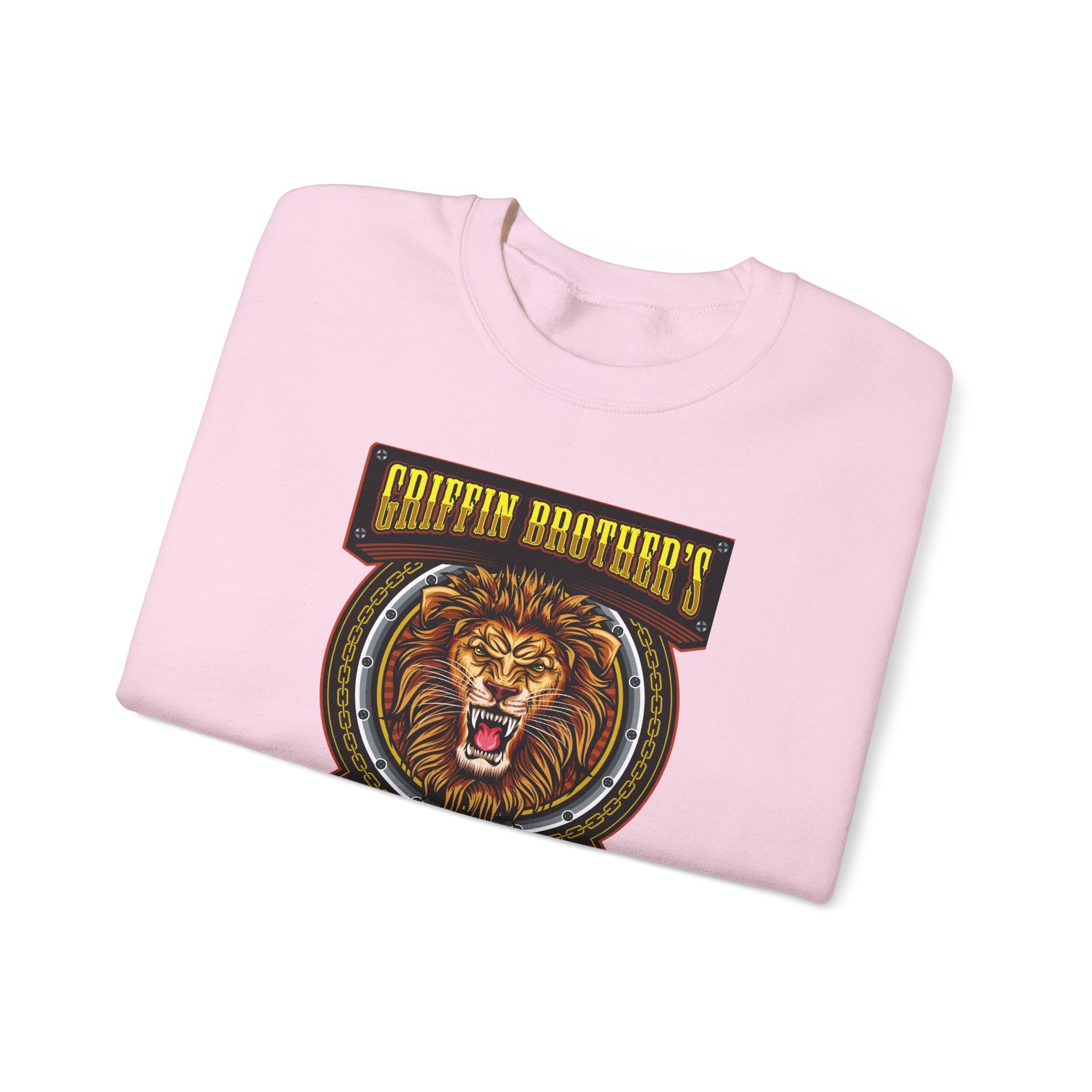 Griffin Brothers Skating Lion Crewneck Sweatshirt