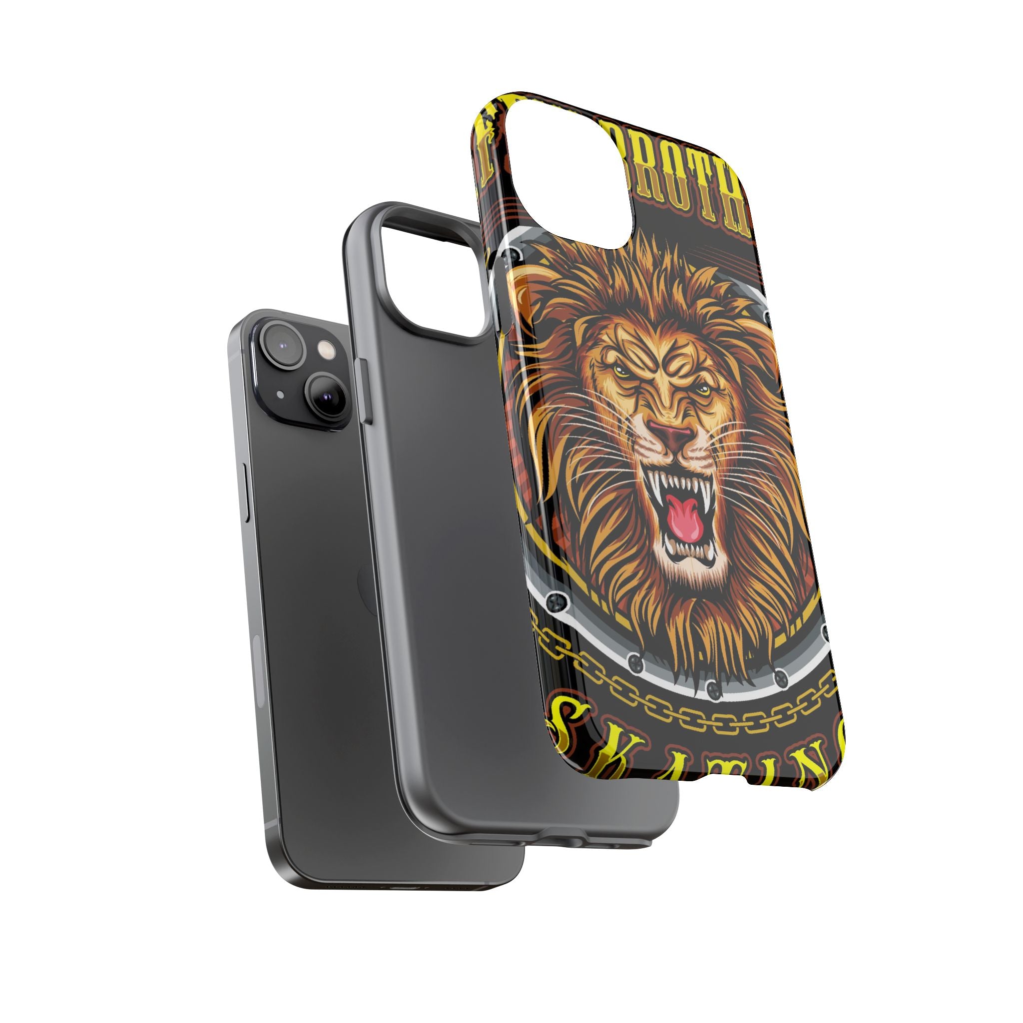 Lion King Tough Cases Phone Case — Fierce Roaring Lion Design, Protective Shockproof Cover