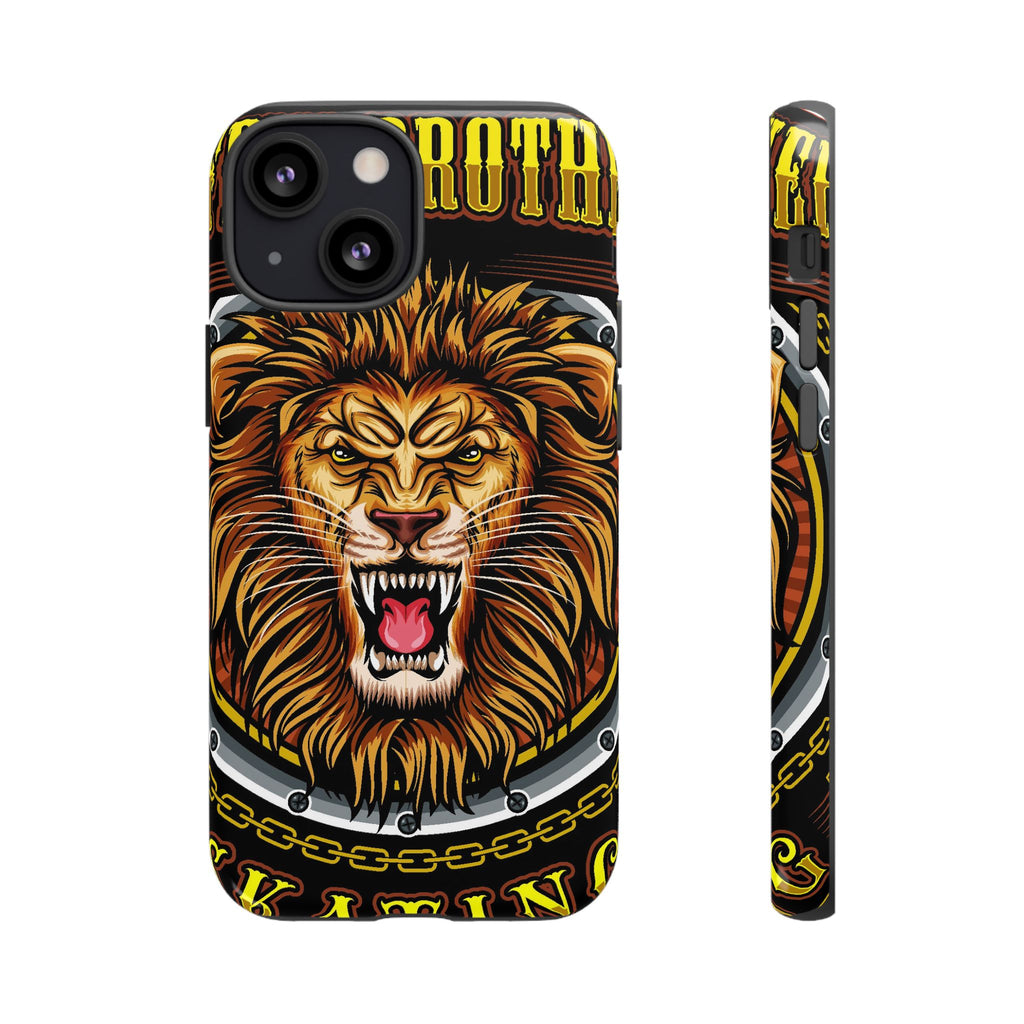 Lion King Tough Cases Phone Case — Fierce Roaring Lion Design, Protective Shockproof Cover