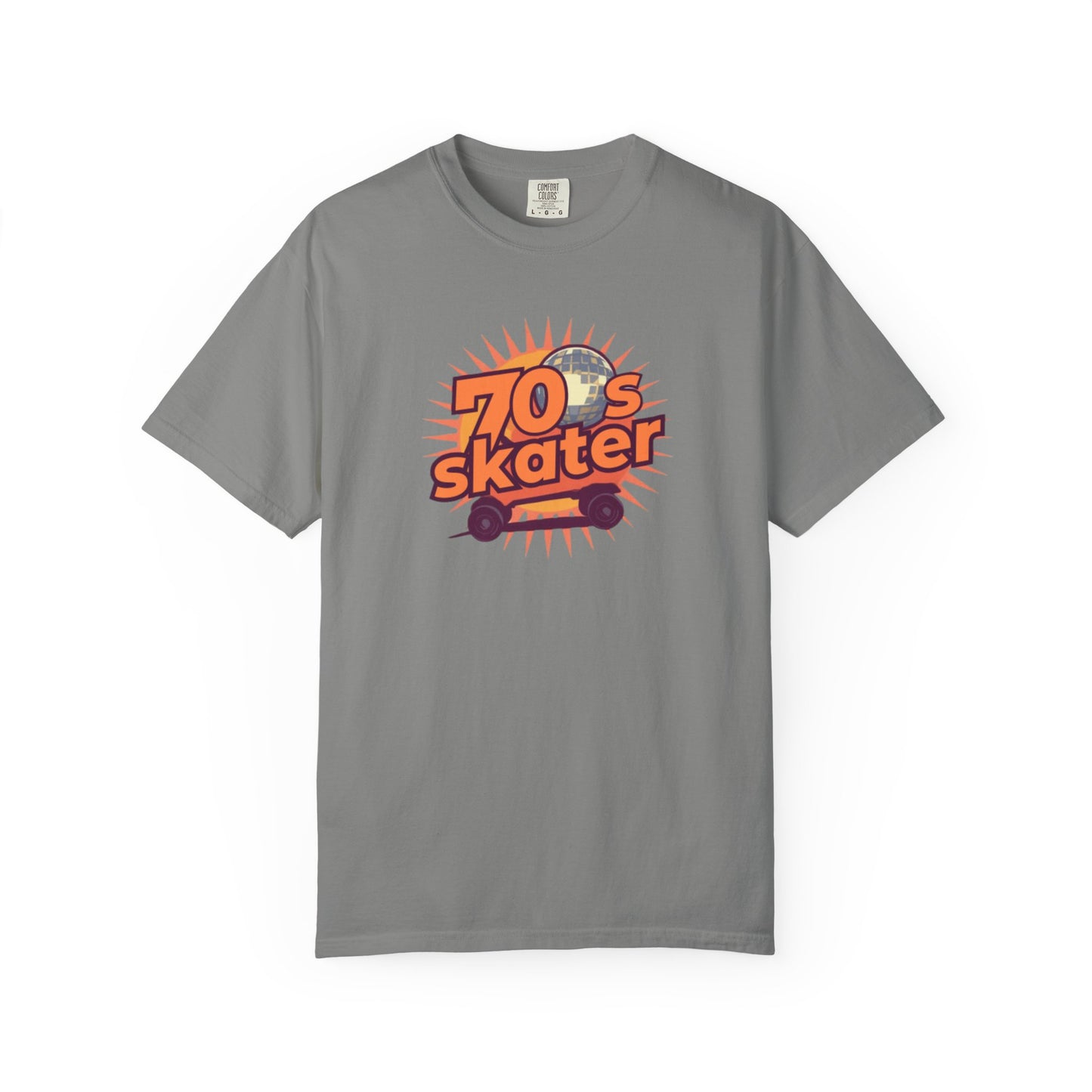 70s Skater T-Shirt — Retro Roller Skate Graphic Tee