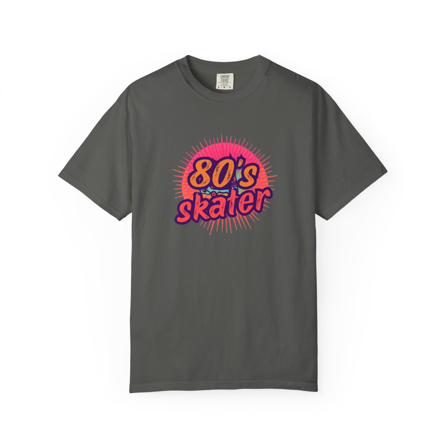 80's Skater T-Shirt — Retro Neon Skateboard Tee