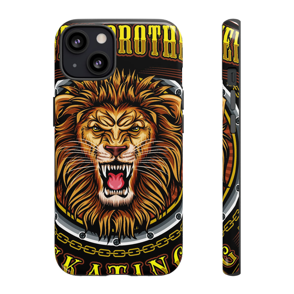 Lion King Tough Cases Phone Case — Fierce Roaring Lion Design, Protective Shockproof Cover
