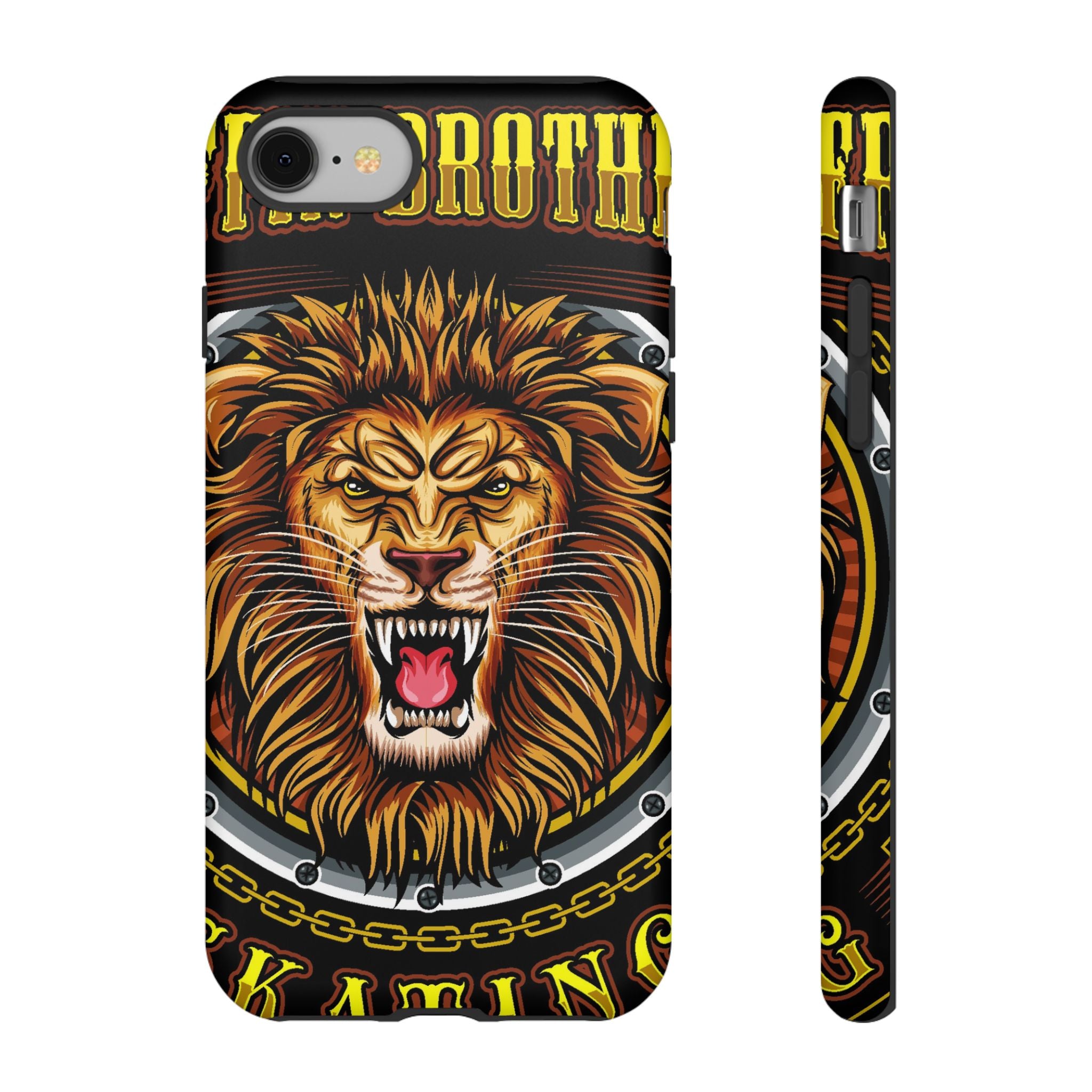 Lion King Tough Cases Phone Case — Fierce Roaring Lion Design, Protective Shockproof Cover