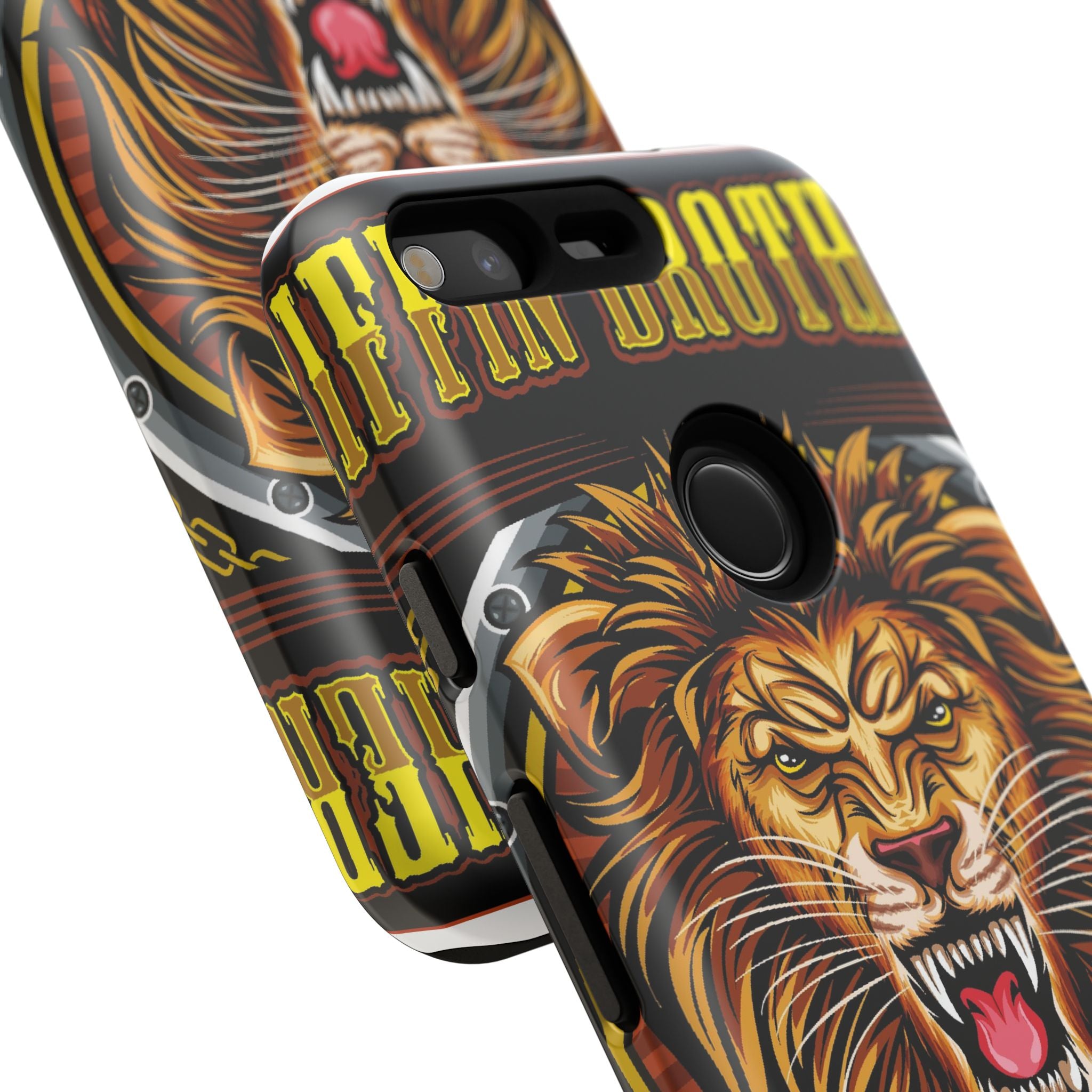 Lion King Tough Cases Phone Case — Fierce Roaring Lion Design, Protective Shockproof Cover