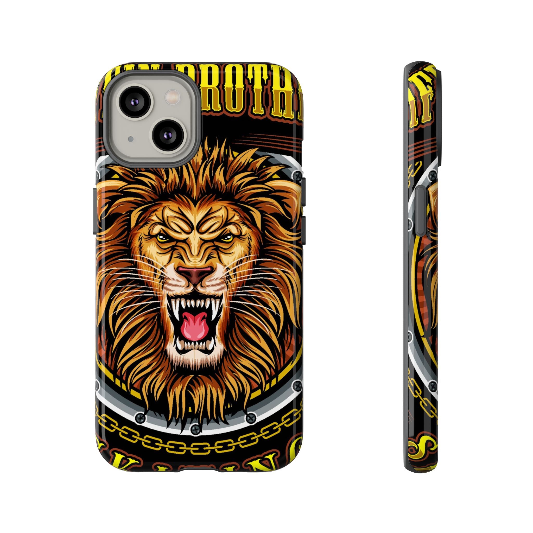 Lion King Tough Cases Phone Case — Fierce Roaring Lion Design, Protective Shockproof Cover