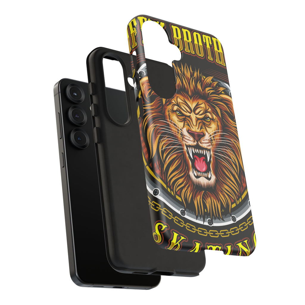 Lion King Tough Cases Phone Case — Fierce Roaring Lion Design, Protective Shockproof Cover