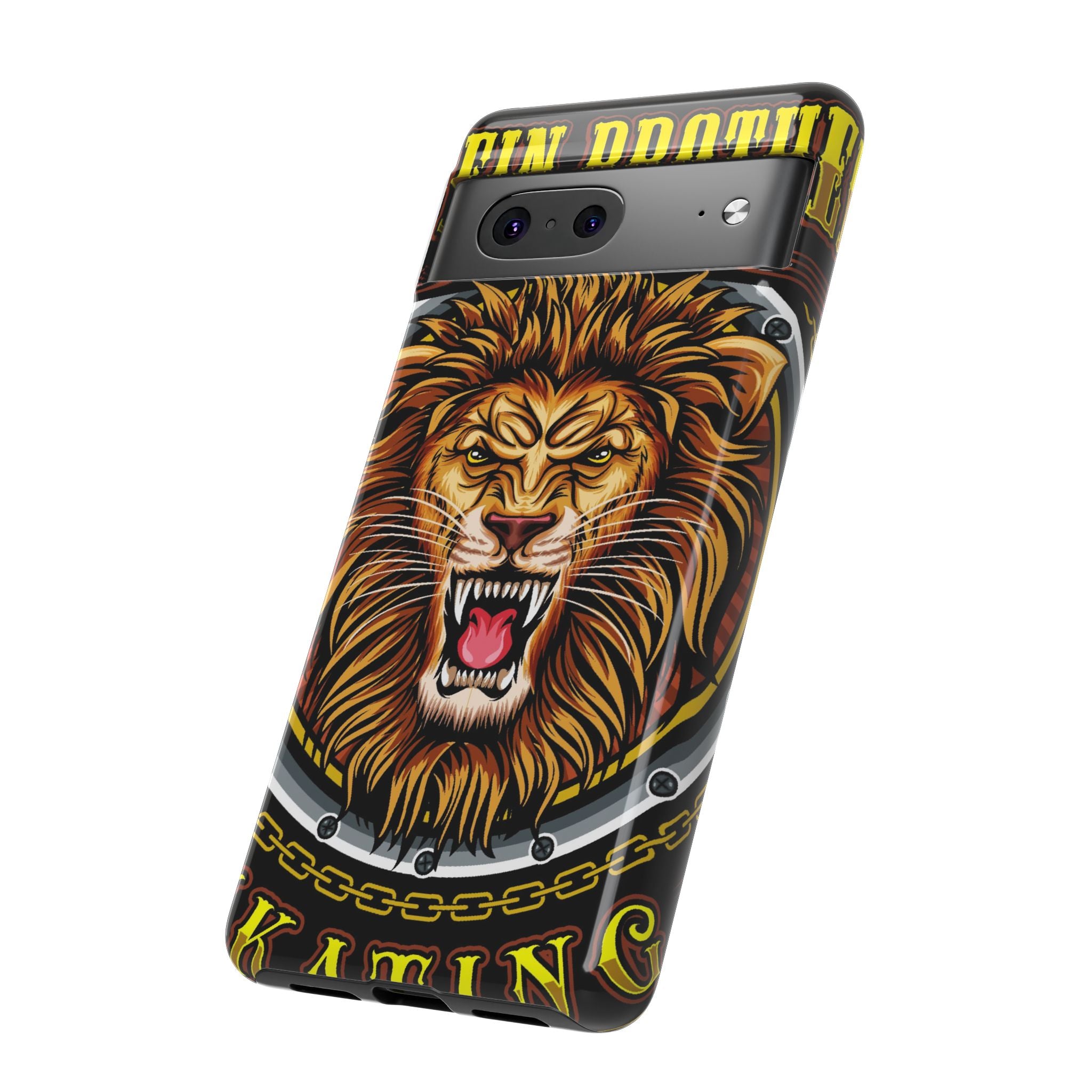 Lion King Tough Cases Phone Case — Fierce Roaring Lion Design, Protective Shockproof Cover