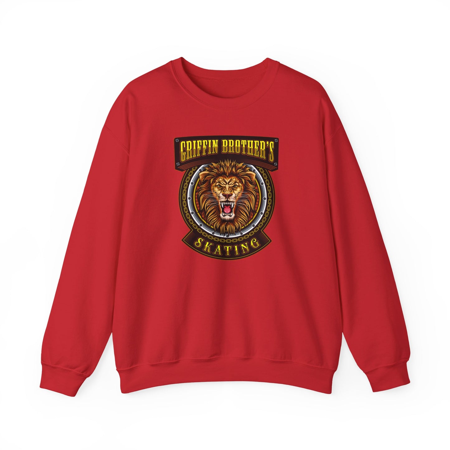 Griffin Brothers Skating Lion Crewneck Sweatshirt