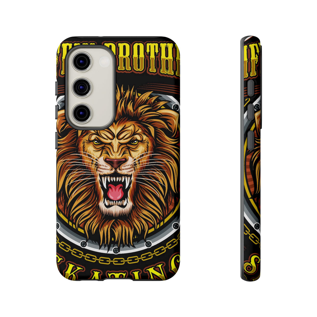 Lion King Tough Cases Phone Case — Fierce Roaring Lion Design, Protective Shockproof Cover
