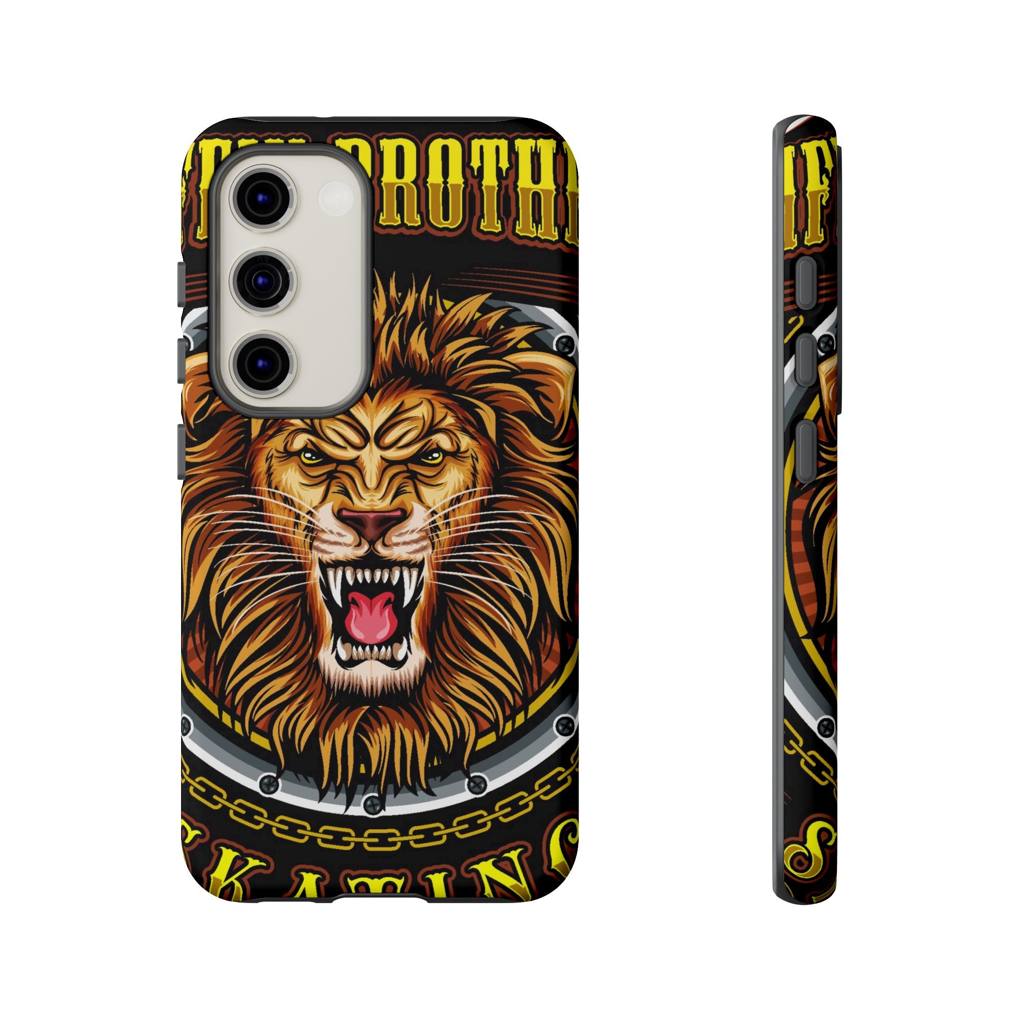 Lion King Tough Cases Phone Case — Fierce Roaring Lion Design, Protective Shockproof Cover