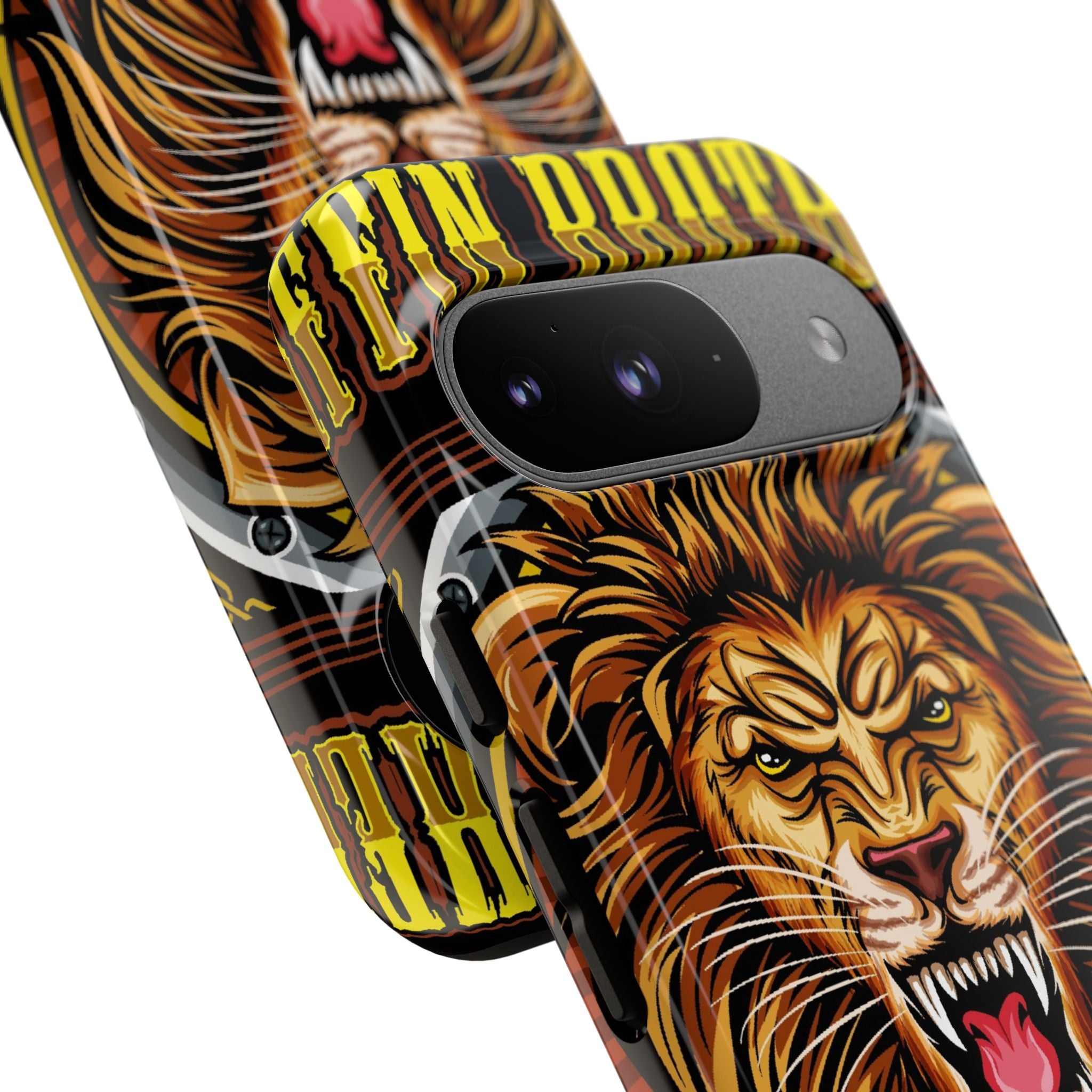 Lion King Tough Cases Phone Case — Fierce Roaring Lion Design, Protective Shockproof Cover