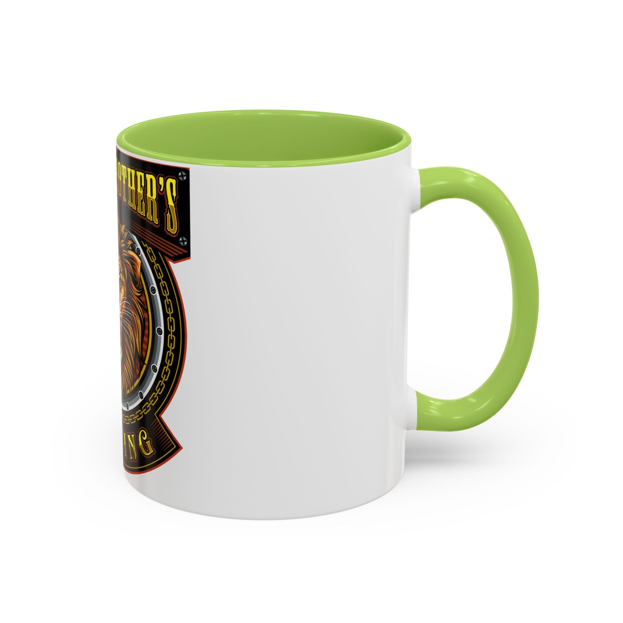 Griffin Brother's Skating Lion Accent Coffee Mug — 11/15oz