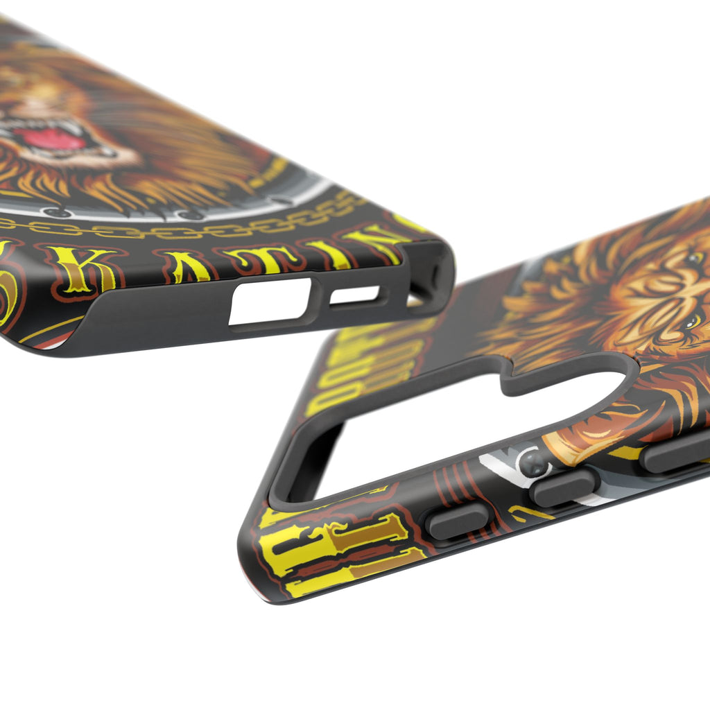 Lion King Tough Cases Phone Case — Fierce Roaring Lion Design, Protective Shockproof Cover