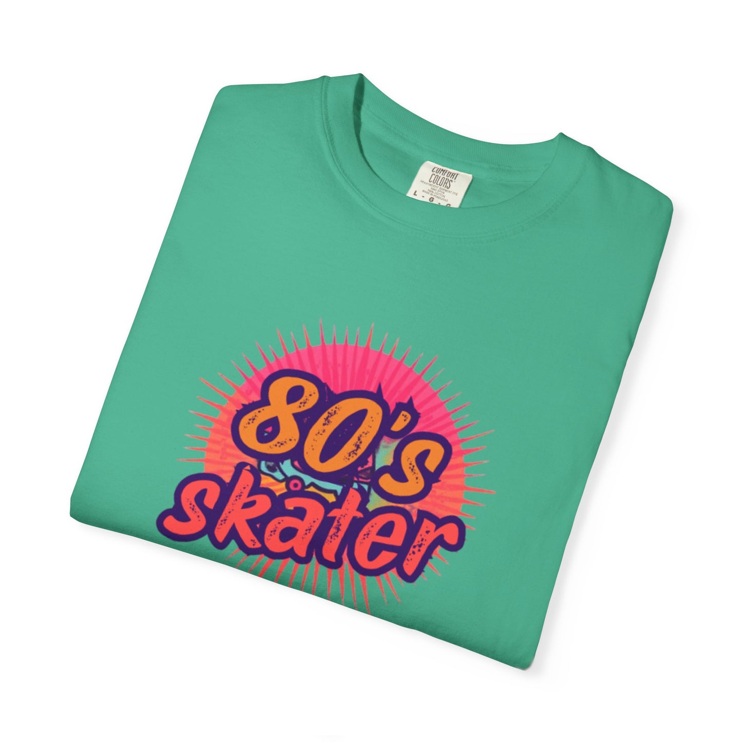 80's Skater T-Shirt — Retro Neon Skateboard Tee