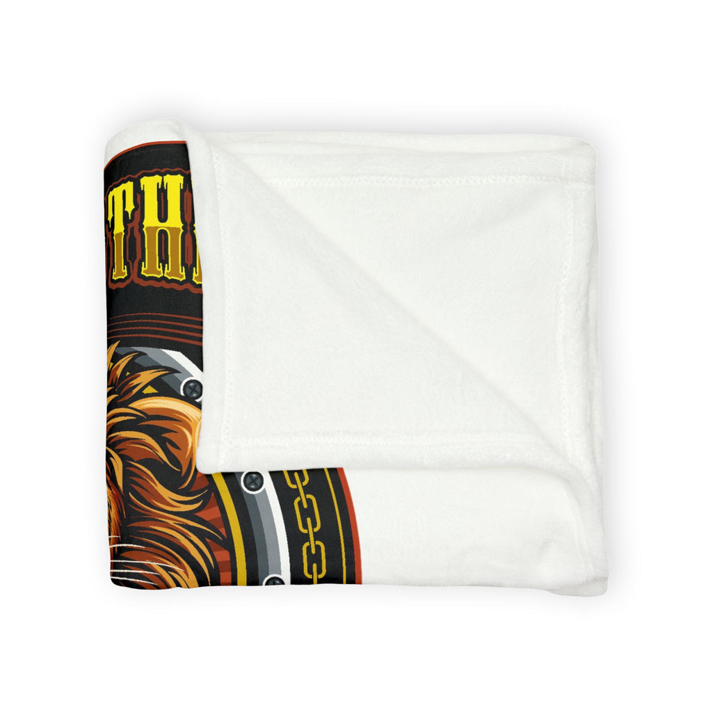 Griffin Brother's Skating Lion Blanket — Soft Polyester Throw for Skaters & Sports Fans