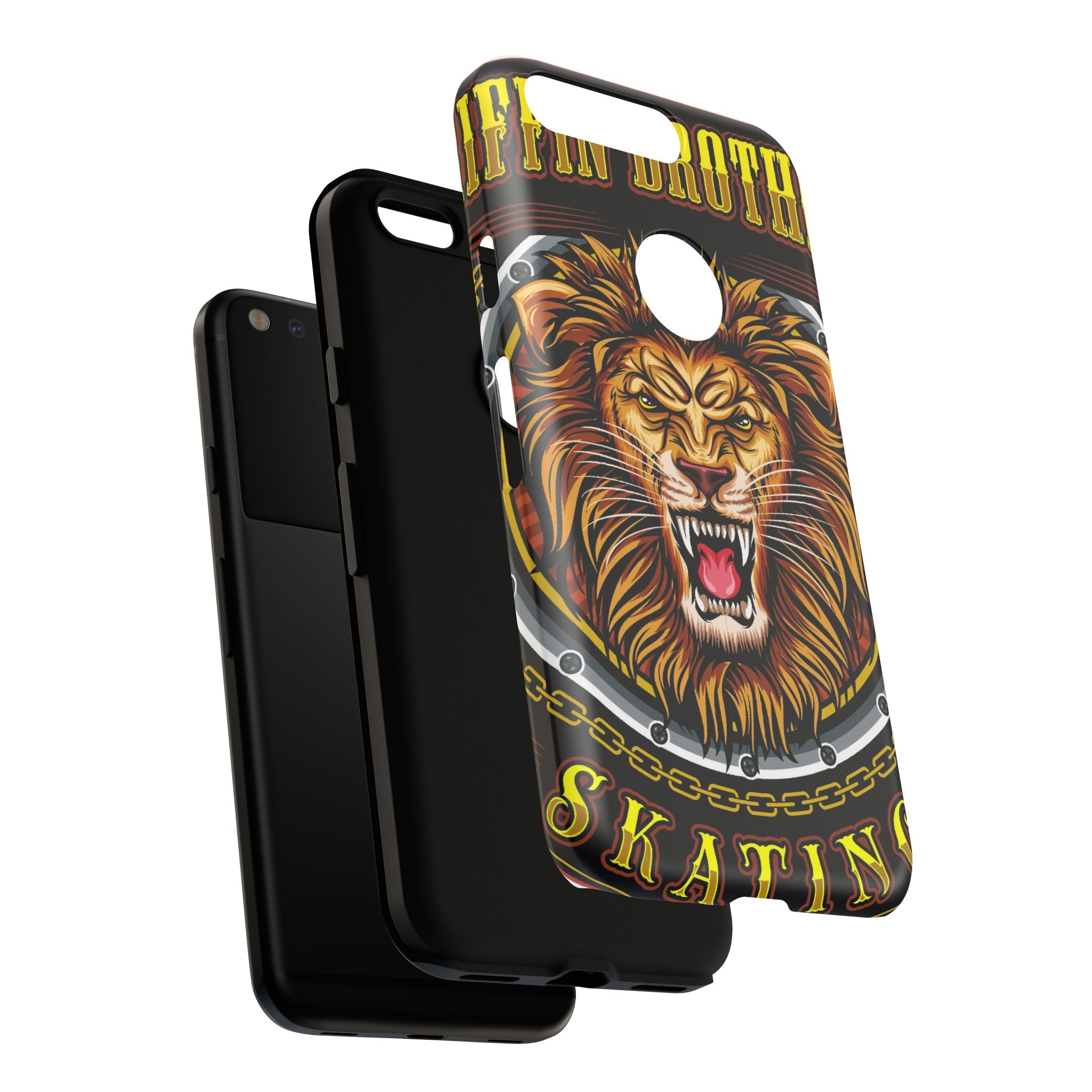Lion King Tough Cases Phone Case — Fierce Roaring Lion Design, Protective Shockproof Cover