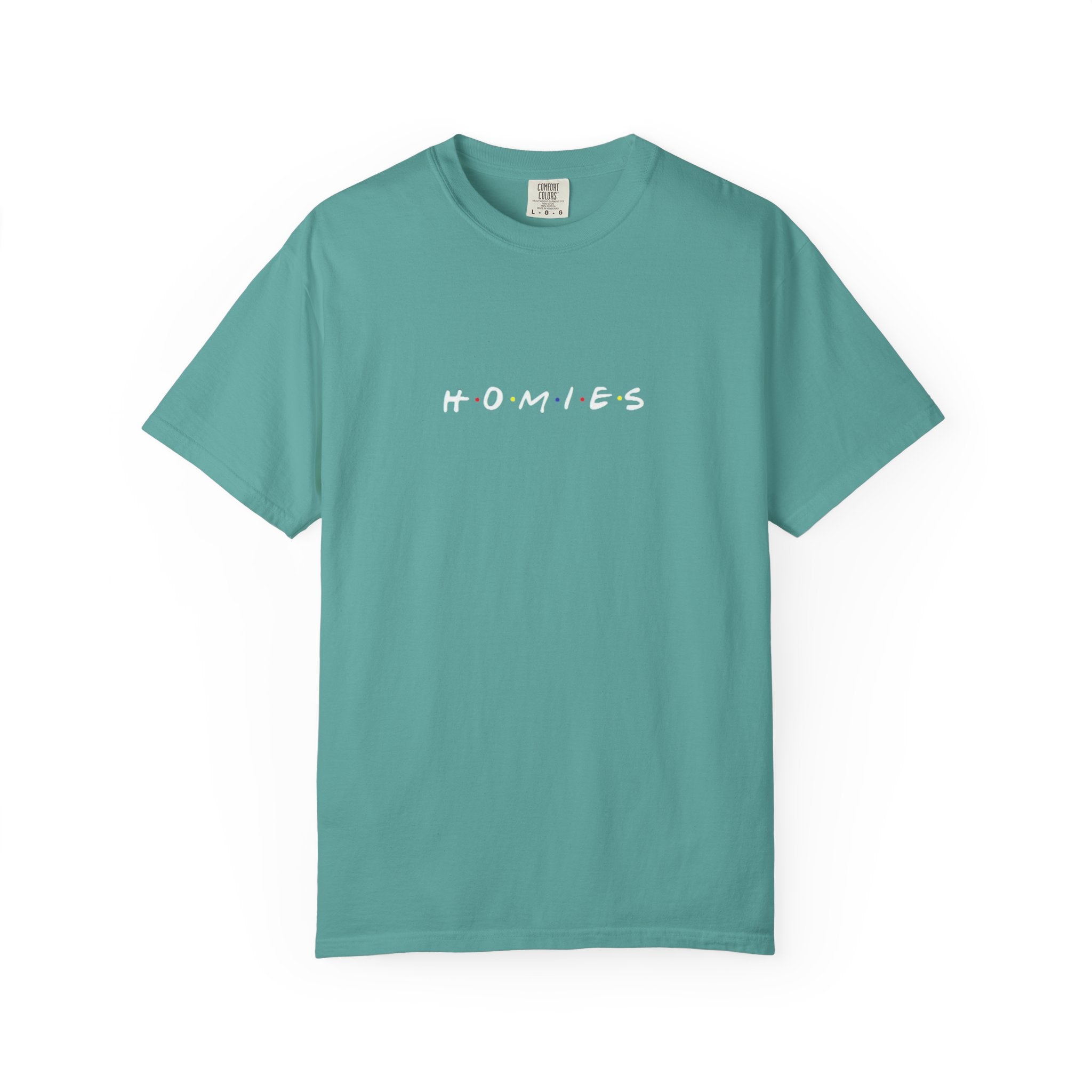 Homies Graphic T-Shirt — Casual Vintage-Inspired Tee for Friends & Streetwear