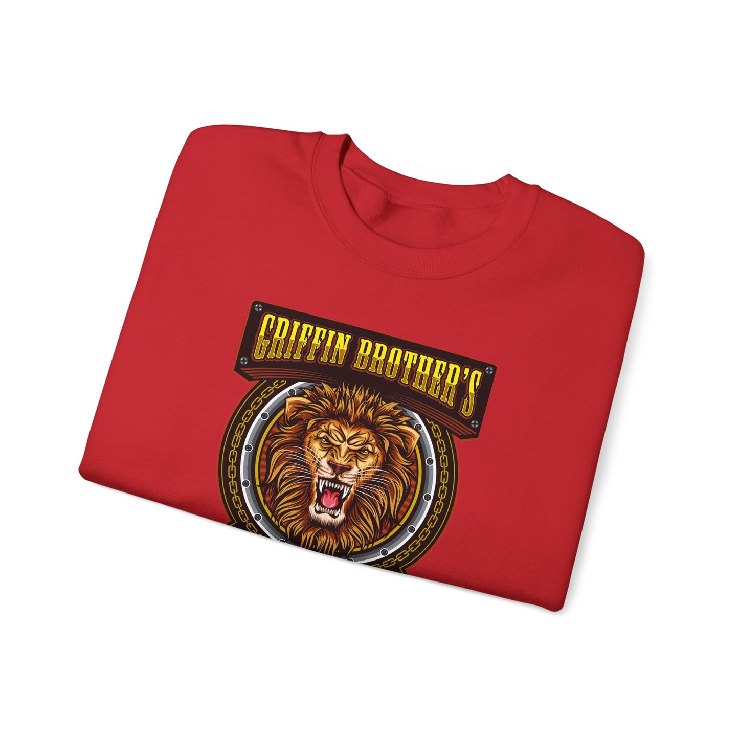 Griffin Brothers Skating Lion Crewneck Sweatshirt