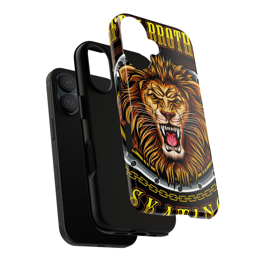 Lion King Tough Cases Phone Case — Fierce Roaring Lion Design, Protective Shockproof Cover