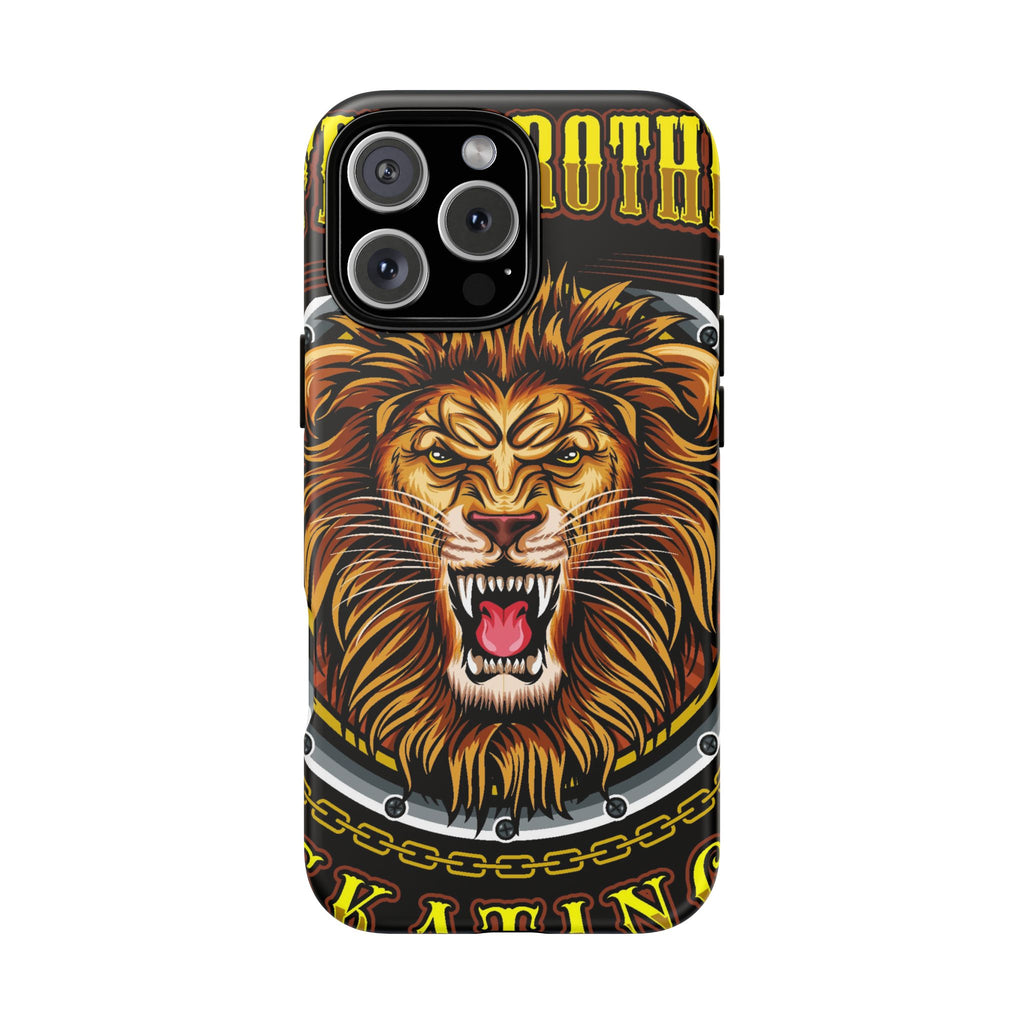 Lion King Tough Cases Phone Case — Fierce Roaring Lion Design, Protective Shockproof Cover