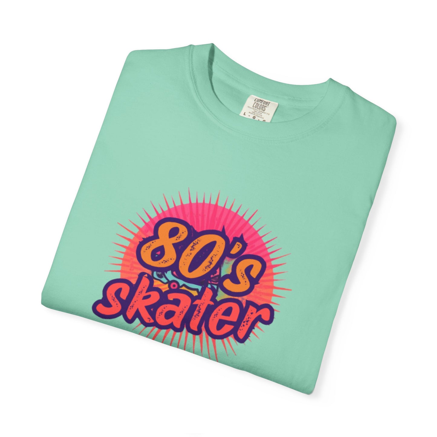 80's Skater T-Shirt — Retro Neon Skateboard Tee