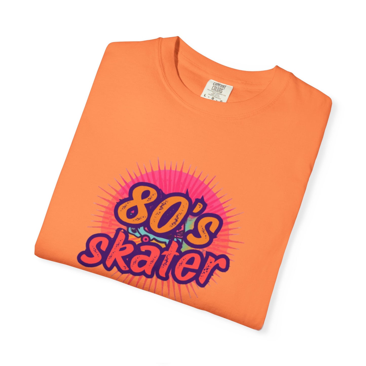 80's Skater T-Shirt — Retro Neon Skateboard Tee
