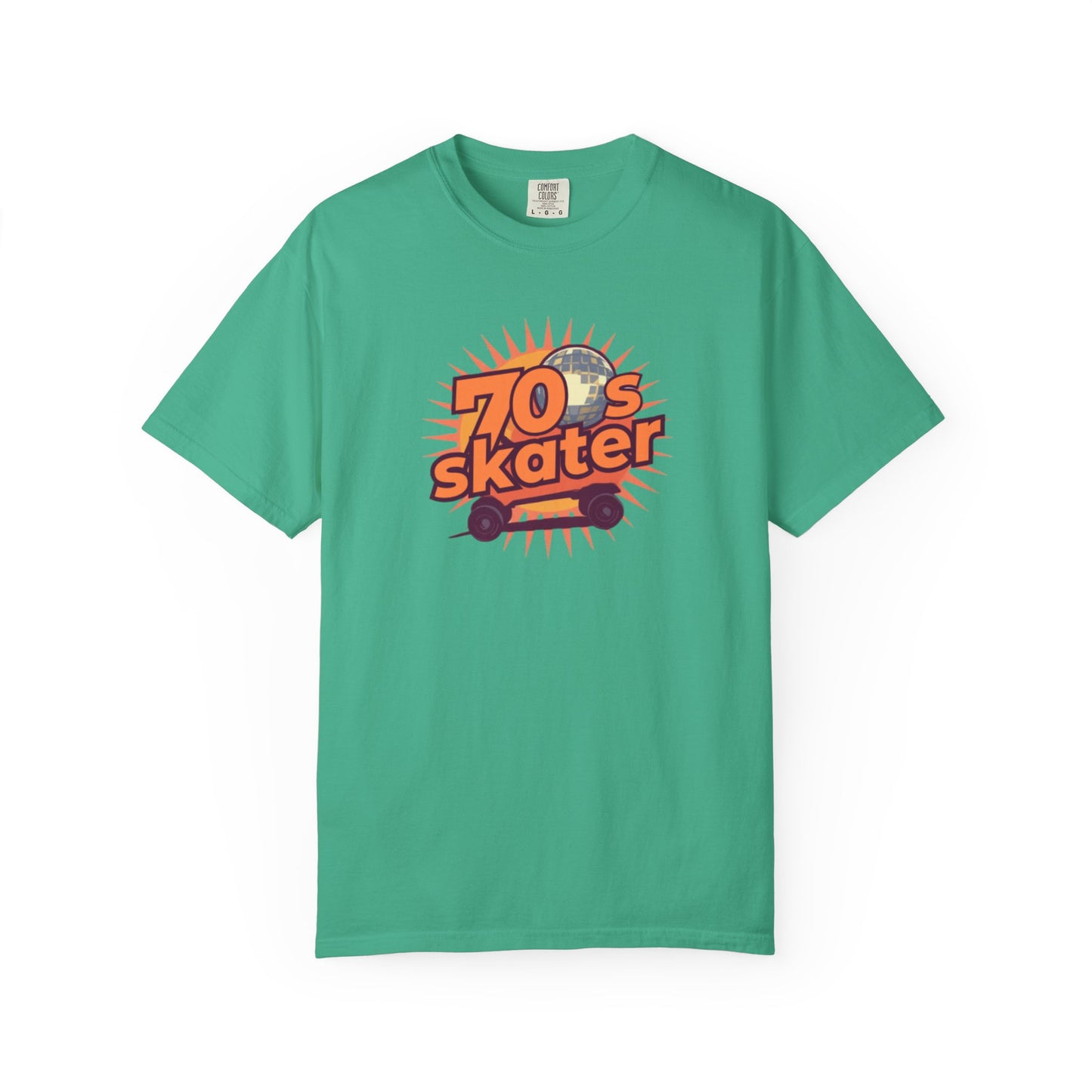 70s Skater T-Shirt — Retro Roller Skate Graphic Tee