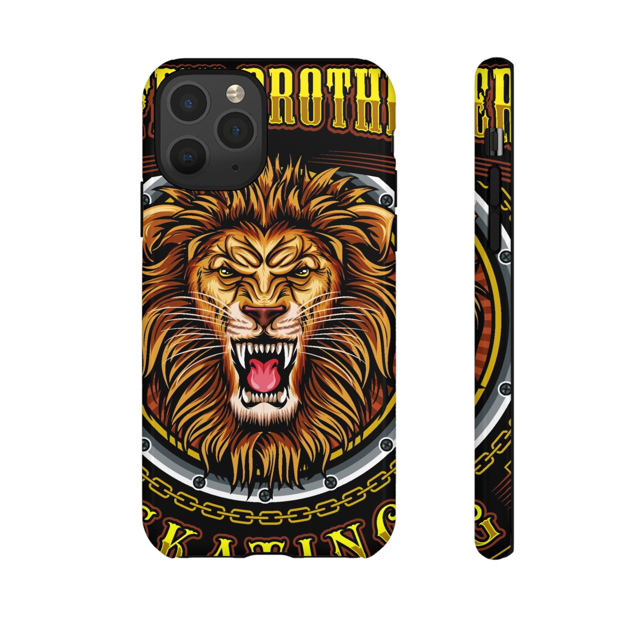 Lion King Tough Cases Phone Case — Fierce Roaring Lion Design, Protective Shockproof Cover