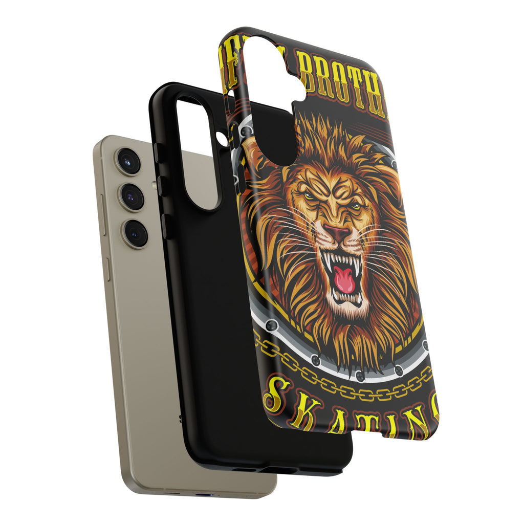 Lion King Tough Cases Phone Case — Fierce Roaring Lion Design, Protective Shockproof Cover