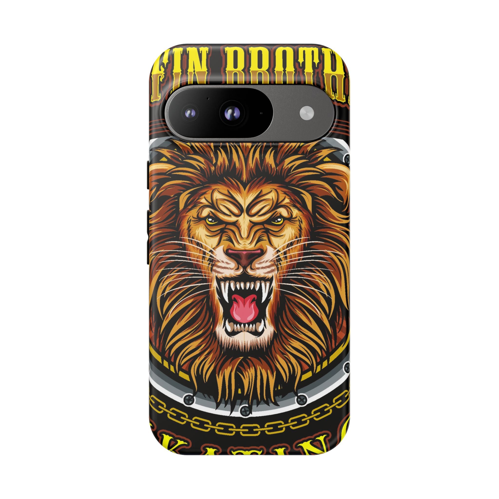Lion King Tough Cases Phone Case — Fierce Roaring Lion Design, Protective Shockproof Cover