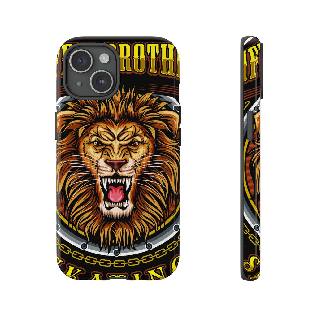 Lion King Tough Cases Phone Case — Fierce Roaring Lion Design, Protective Shockproof Cover