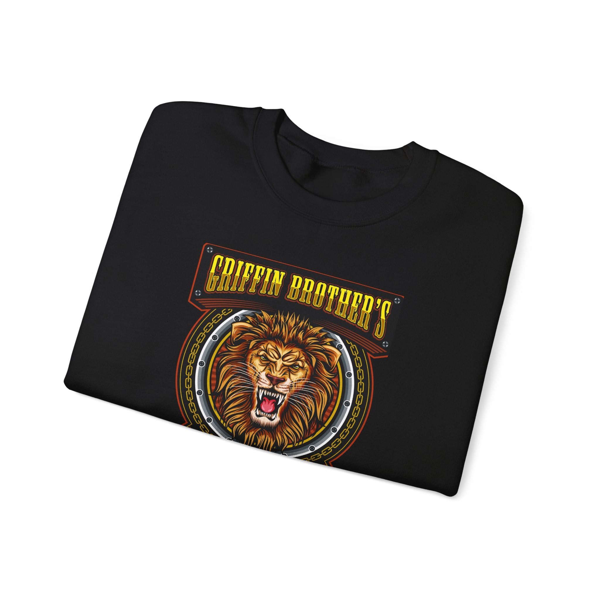 Griffin Brothers Skating Lion Crewneck Sweatshirt