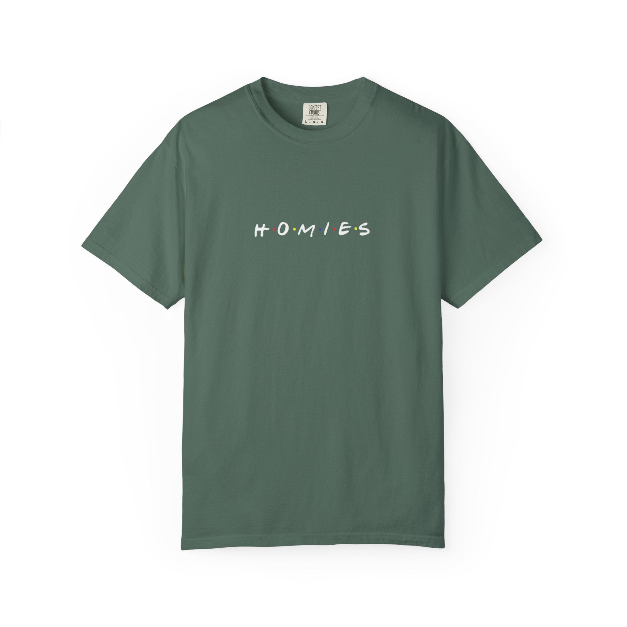 Homies Graphic T-Shirt — Casual Vintage-Inspired Tee for Friends & Streetwear
