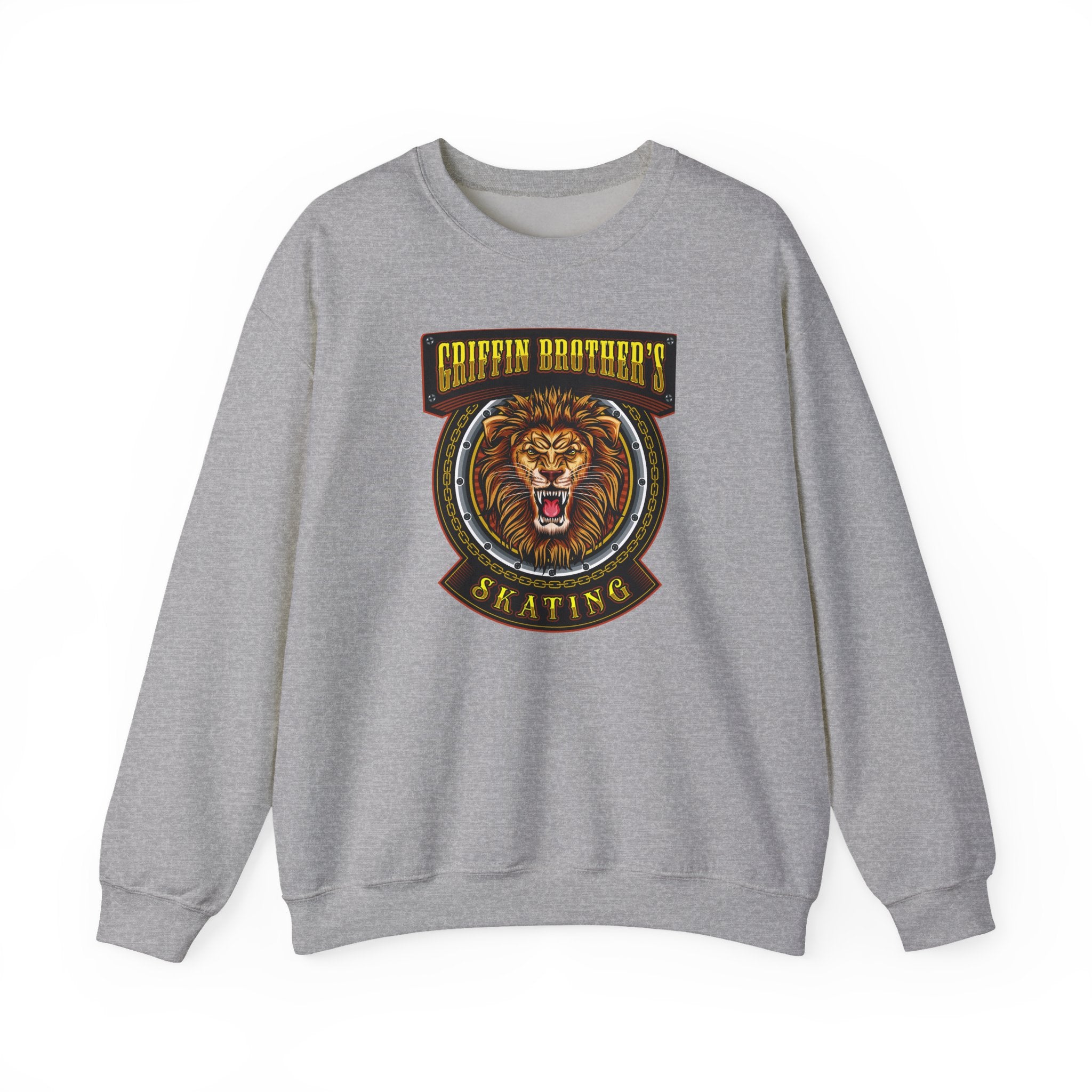 Griffin Brothers Skating Lion Crewneck Sweatshirt