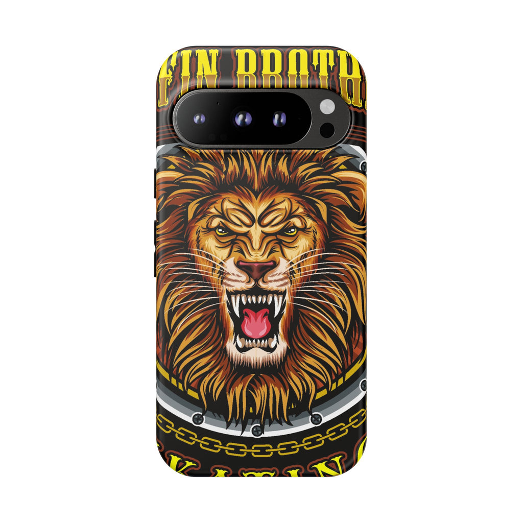 Lion King Tough Cases Phone Case — Fierce Roaring Lion Design, Protective Shockproof Cover