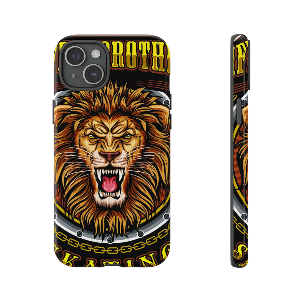 Lion King Tough Cases Phone Case — Fierce Roaring Lion Design, Protective Shockproof Cover