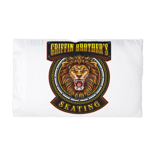 Lion Skate Team Microfiber Pillowcase — Griffin Brother's Skating Logo