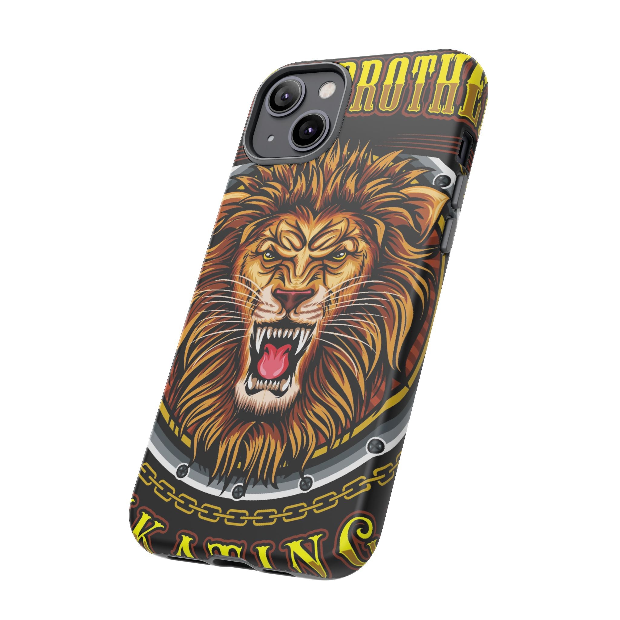 Lion King Tough Cases Phone Case — Fierce Roaring Lion Design, Protective Shockproof Cover