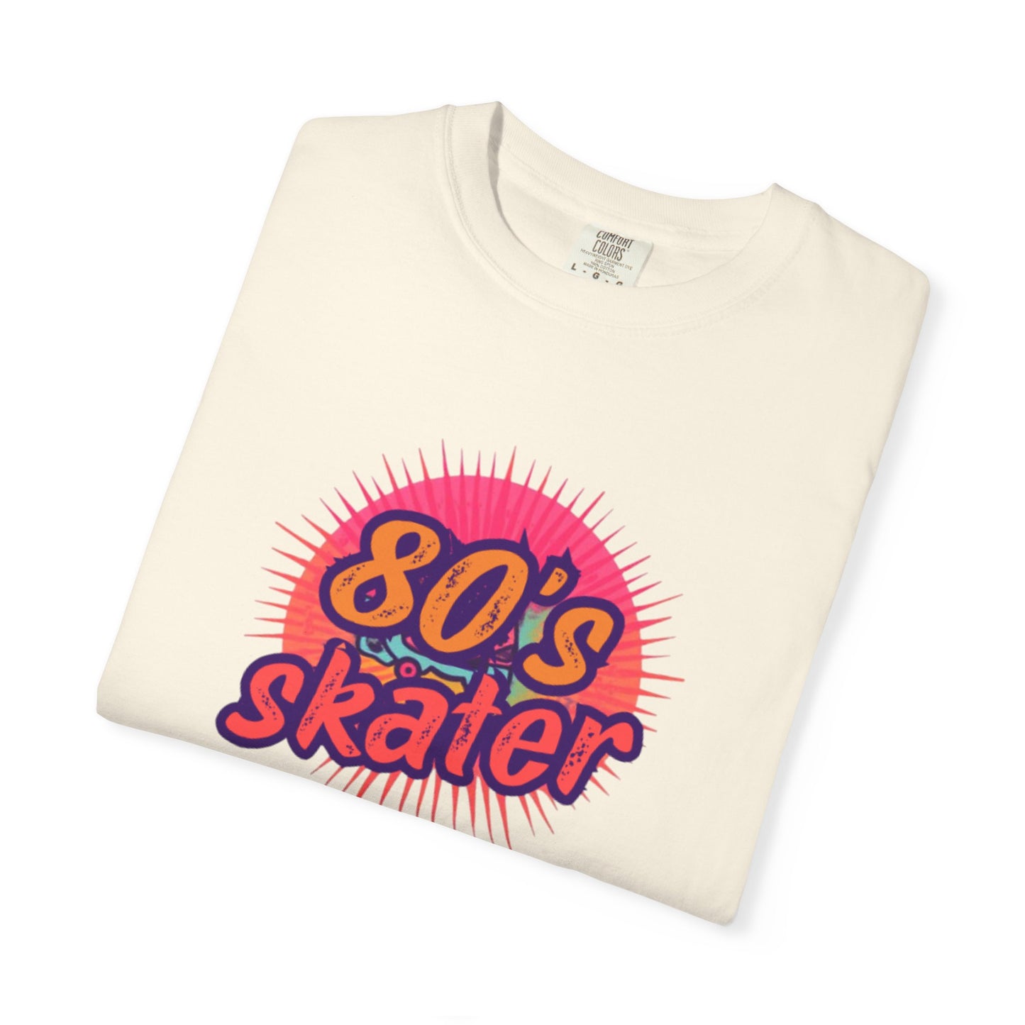 80's Skater T-Shirt — Retro Neon Skateboard Tee