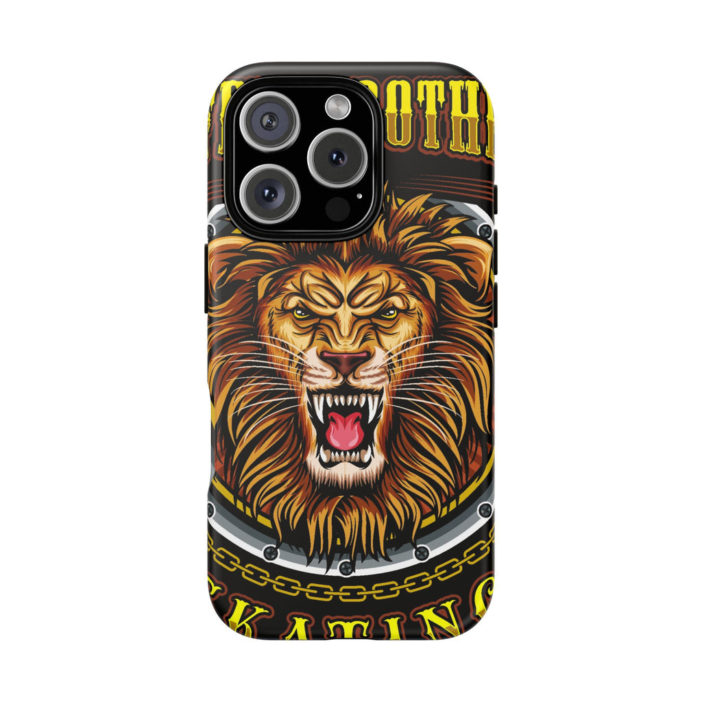 Lion King Tough Cases Phone Case — Fierce Roaring Lion Design, Protective Shockproof Cover