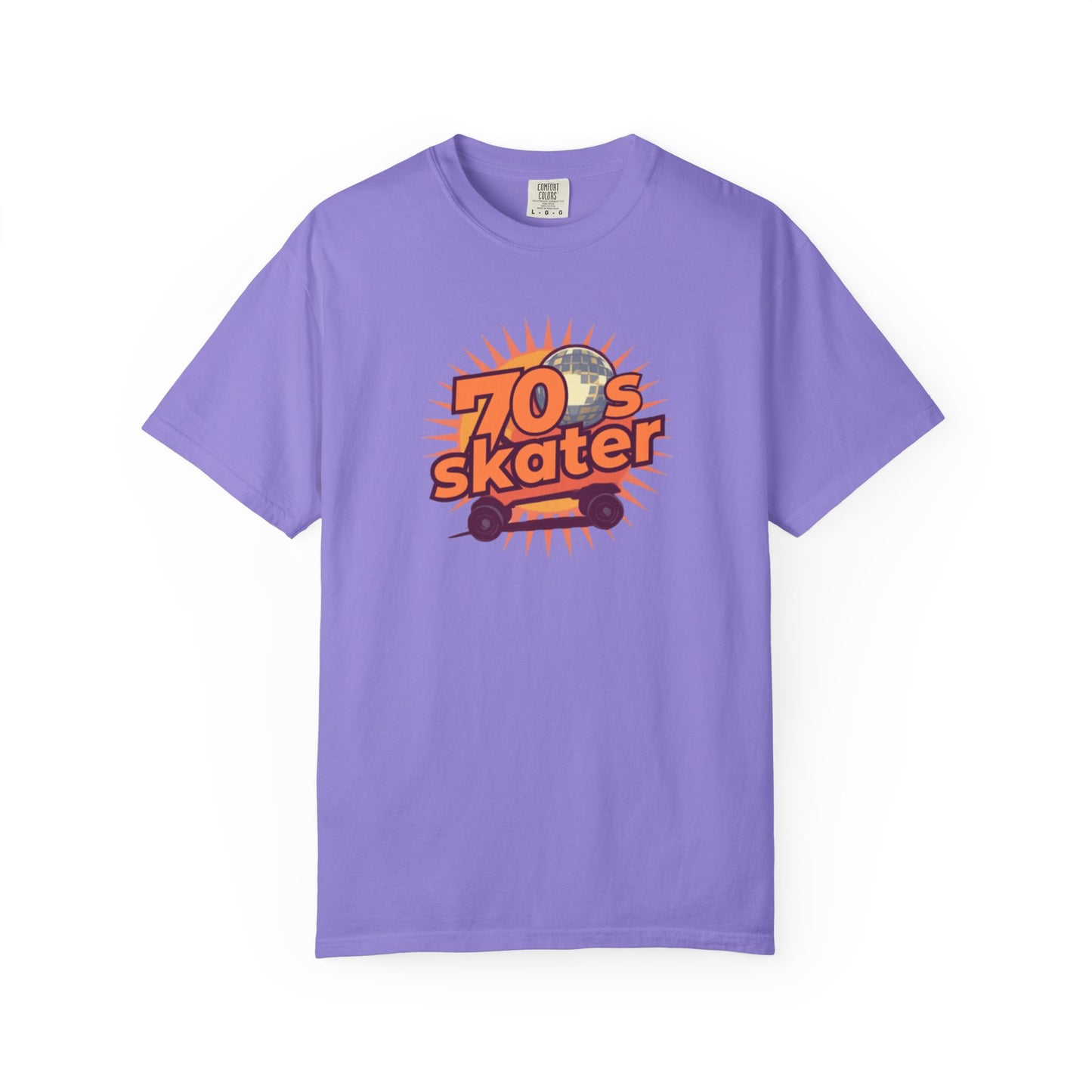 70s Skater T-Shirt — Retro Roller Skate Graphic Tee