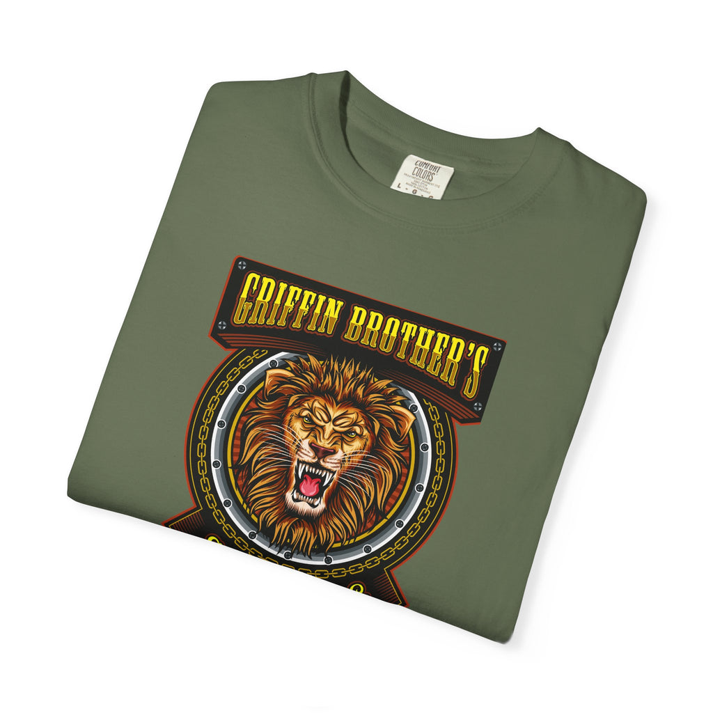 Griffin Brothers Skating Lion T-Shirt — Vintage Skate Crew Tee