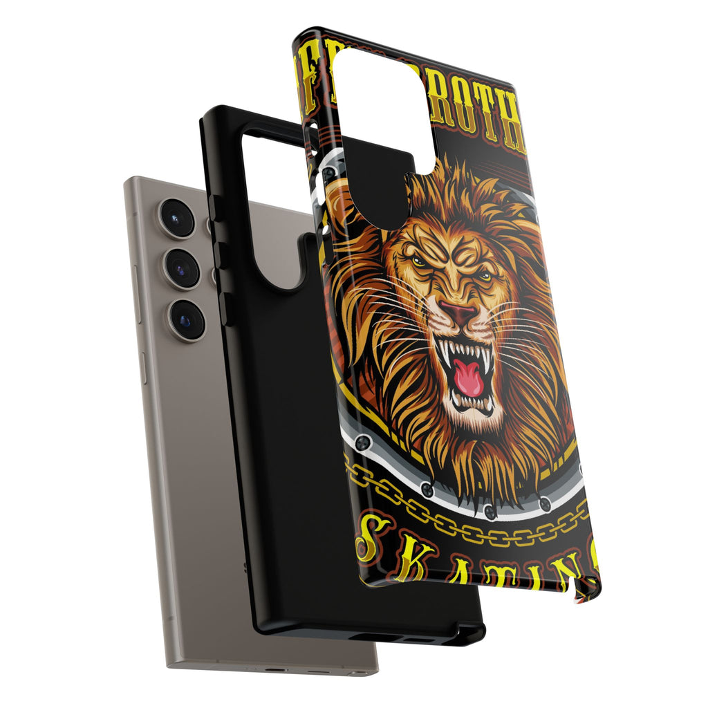 Lion King Tough Cases Phone Case — Fierce Roaring Lion Design, Protective Shockproof Cover