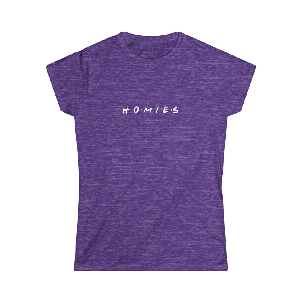 Homies Script Women's Tee — Casual Best Friends Graphic Shirt