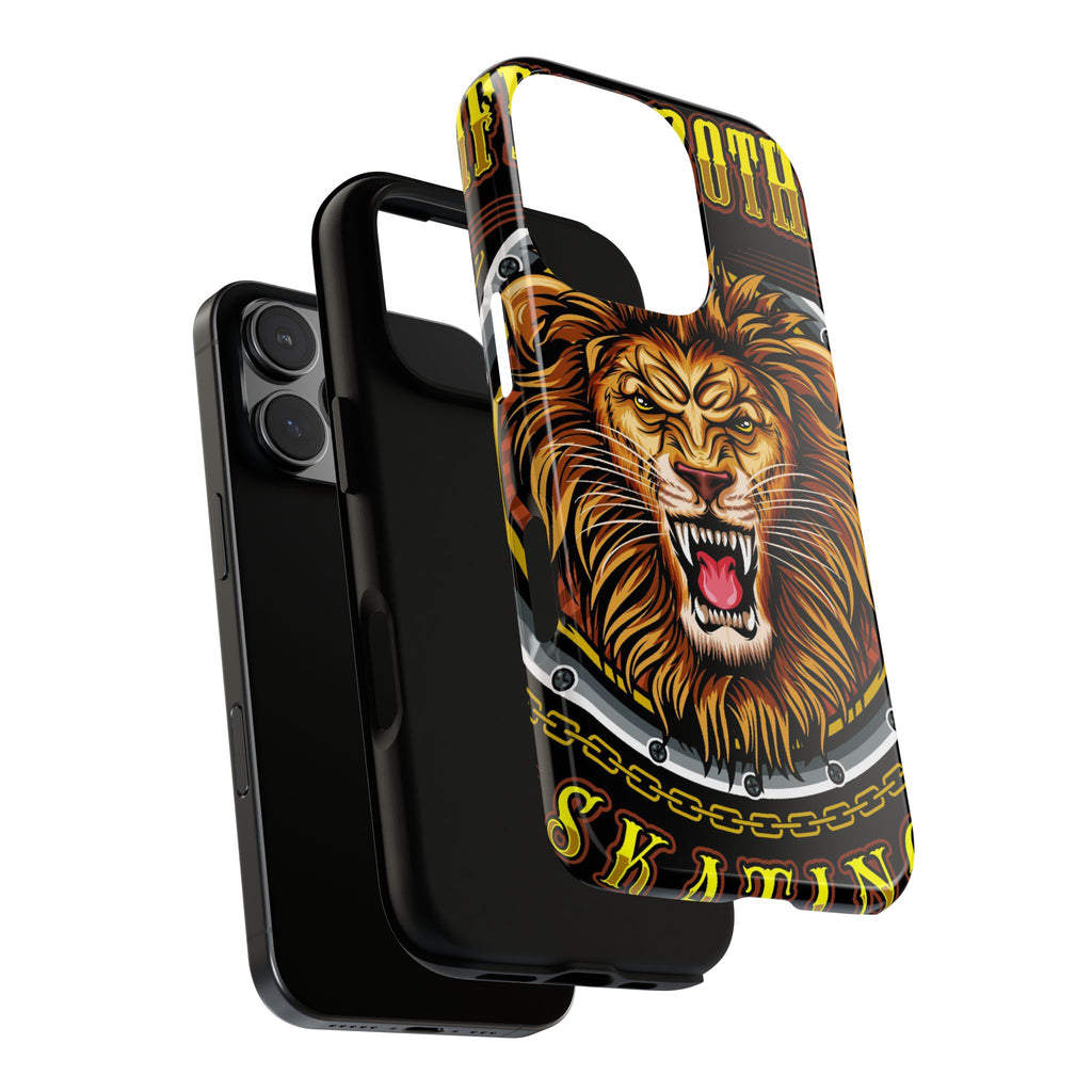 Lion King Tough Cases Phone Case — Fierce Roaring Lion Design, Protective Shockproof Cover