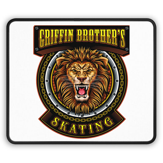Griffin Brother's Skating Lion Gaming Mouse Pad