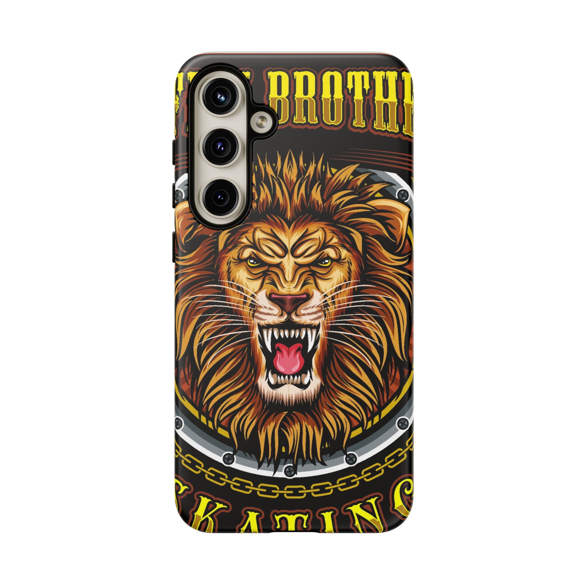 Lion King Tough Cases Phone Case — Fierce Roaring Lion Design, Protective Shockproof Cover