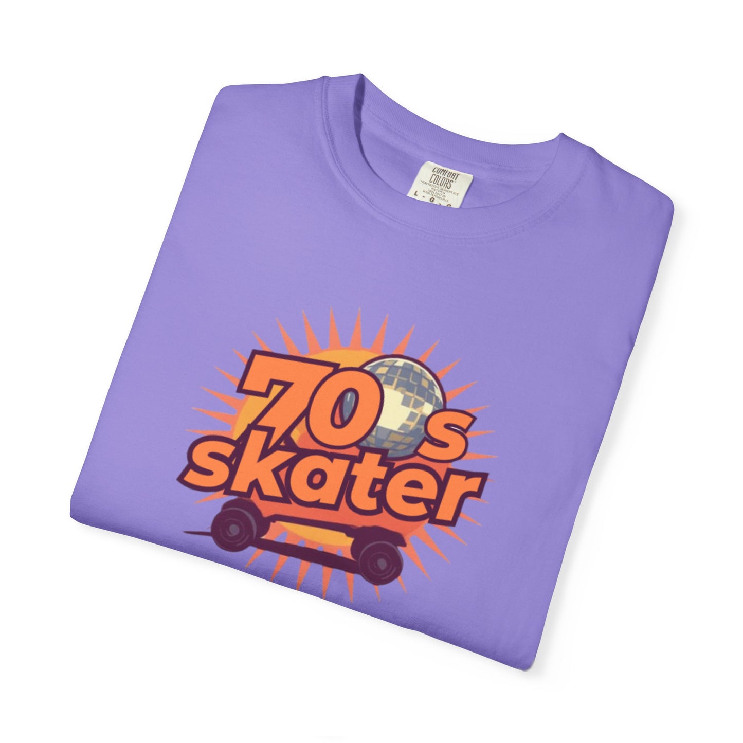 70s Skater T-Shirt — Retro Roller Skate Graphic Tee