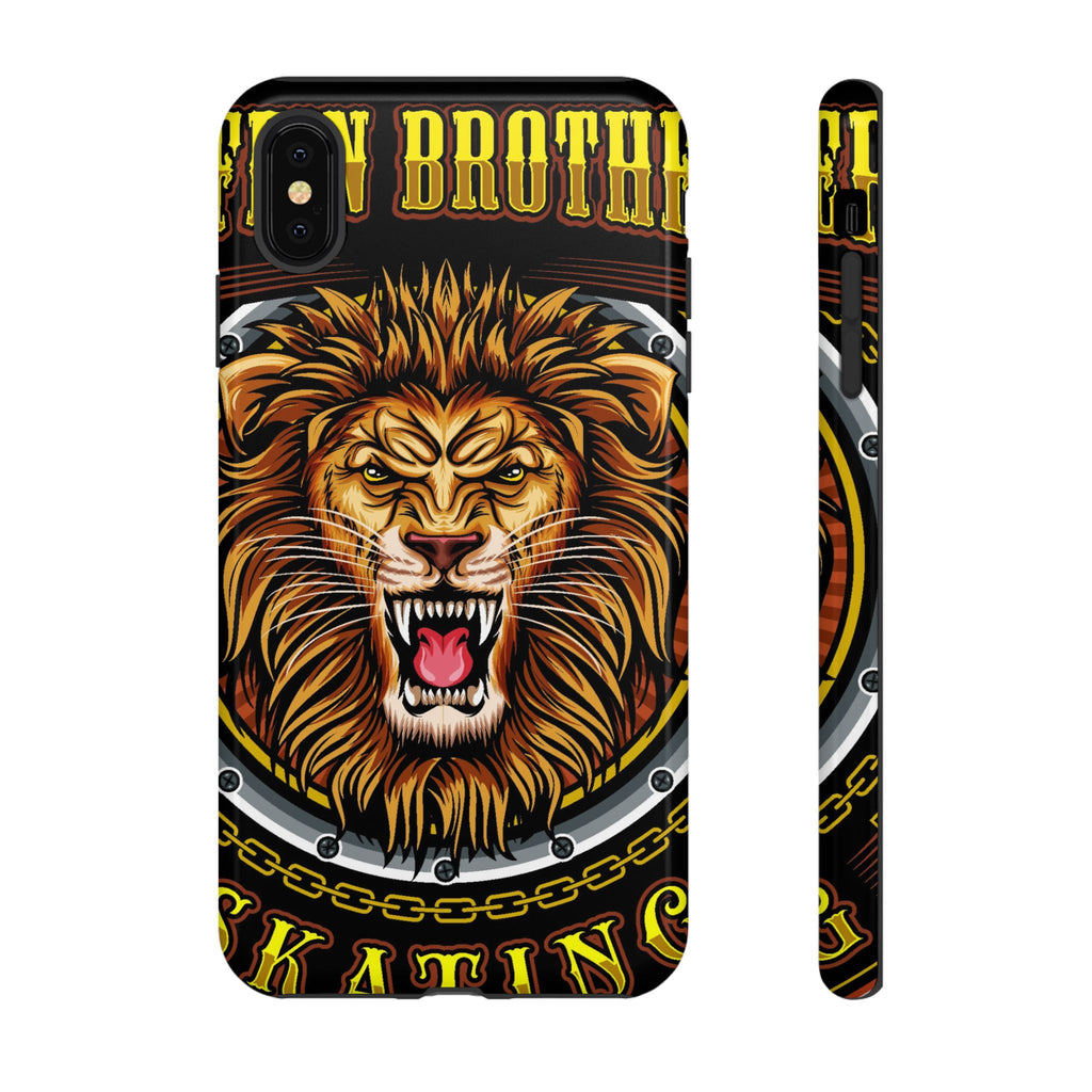 Lion King Tough Cases Phone Case — Fierce Roaring Lion Design, Protective Shockproof Cover