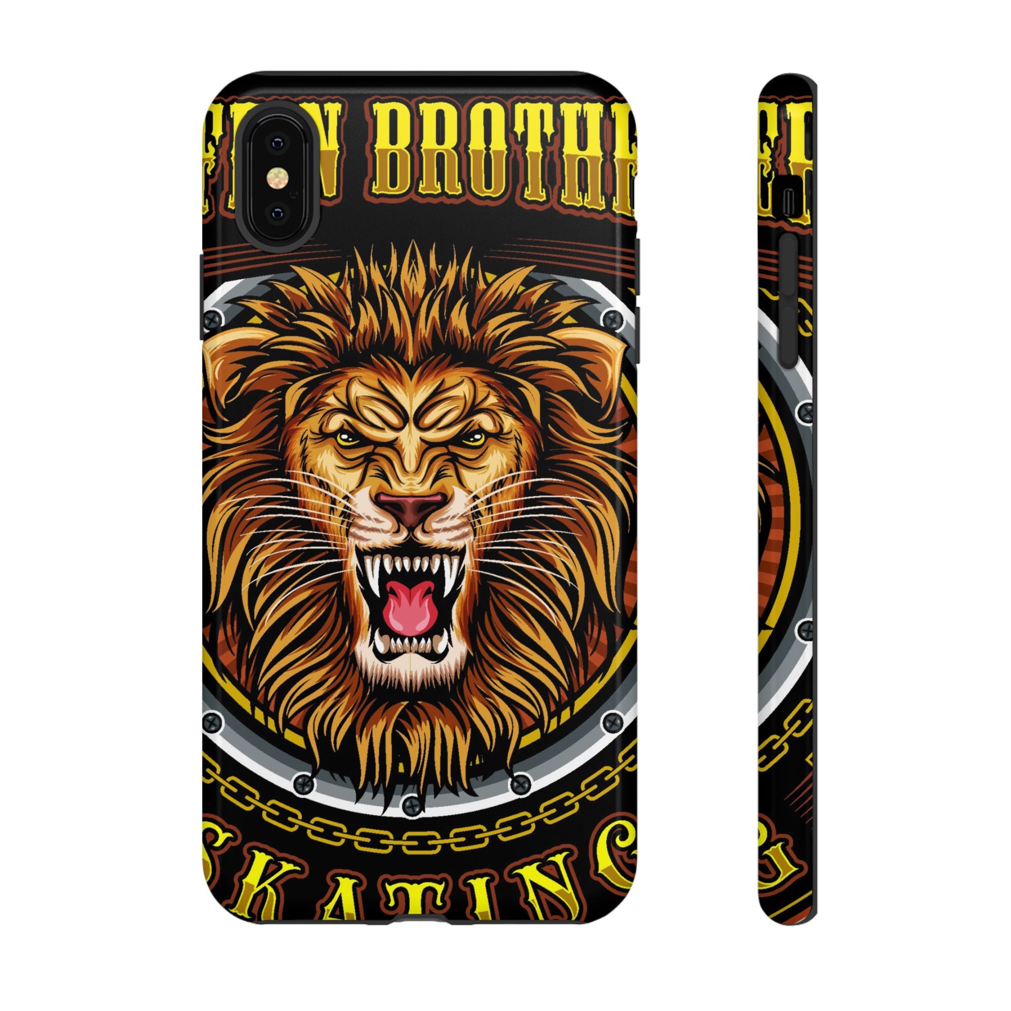 Lion King Tough Cases Phone Case — Fierce Roaring Lion Design, Protective Shockproof Cover